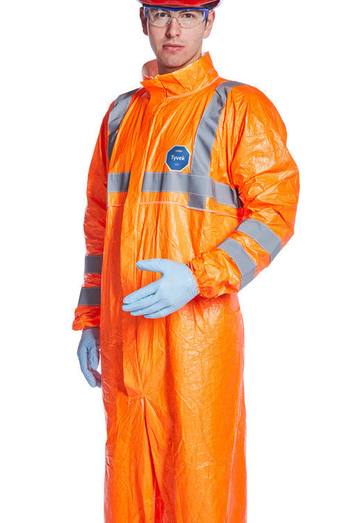 TYVEK Anzug 500 HV TY0125SHV00, orange, Gr. S Produktbild img7 L