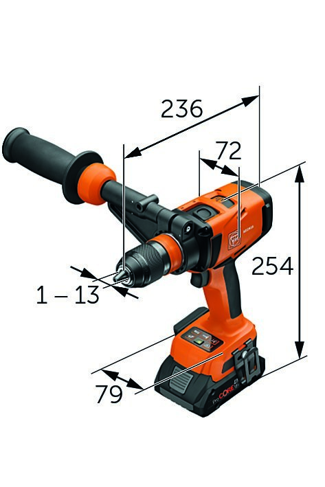 Fein Akku-Bohrschrauber solo ASCM 18-4 QM AS Produktbild img1 L