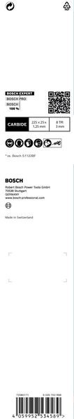 BOSCH Säbelsägeblatt EXPERT S 1155 CHC B osch VE à 1 Stück Thick Tough Metal Produktbild img4 L