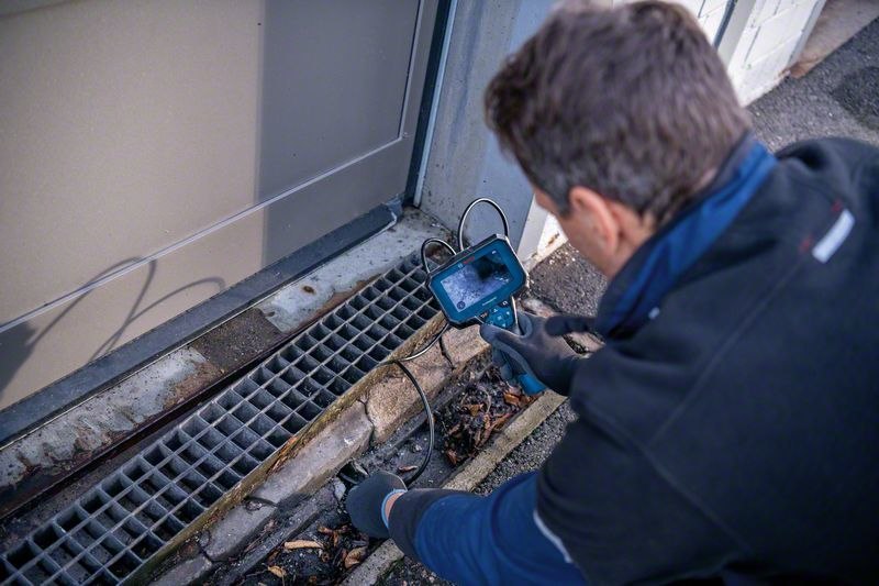 BOSCH Akku-Inspektionskamera GIC 12V-4-23 C 4 x 1.5 V-LR6-Batterie Akku-Adapter Produktbild img5 L