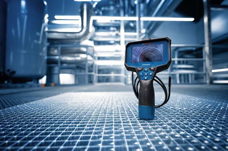 BOSCH Akku-Inspektionskamera GIC 12V-4-23 C 4 x 1.5 V-LR6-Batterie Akku-Adapter Produktbild img3 L