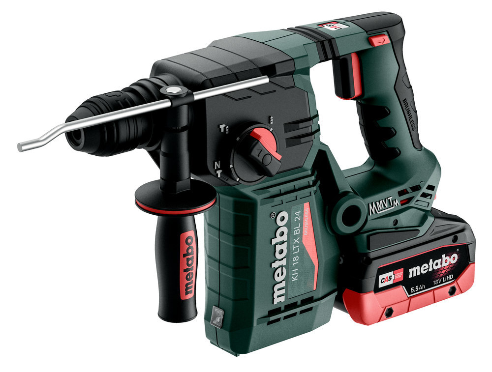 metabo Akku-Kombihammer KH 18 LTX BL 24 SE ohne Akku ohne Ladegerät metaBOX Produktbild img3 L