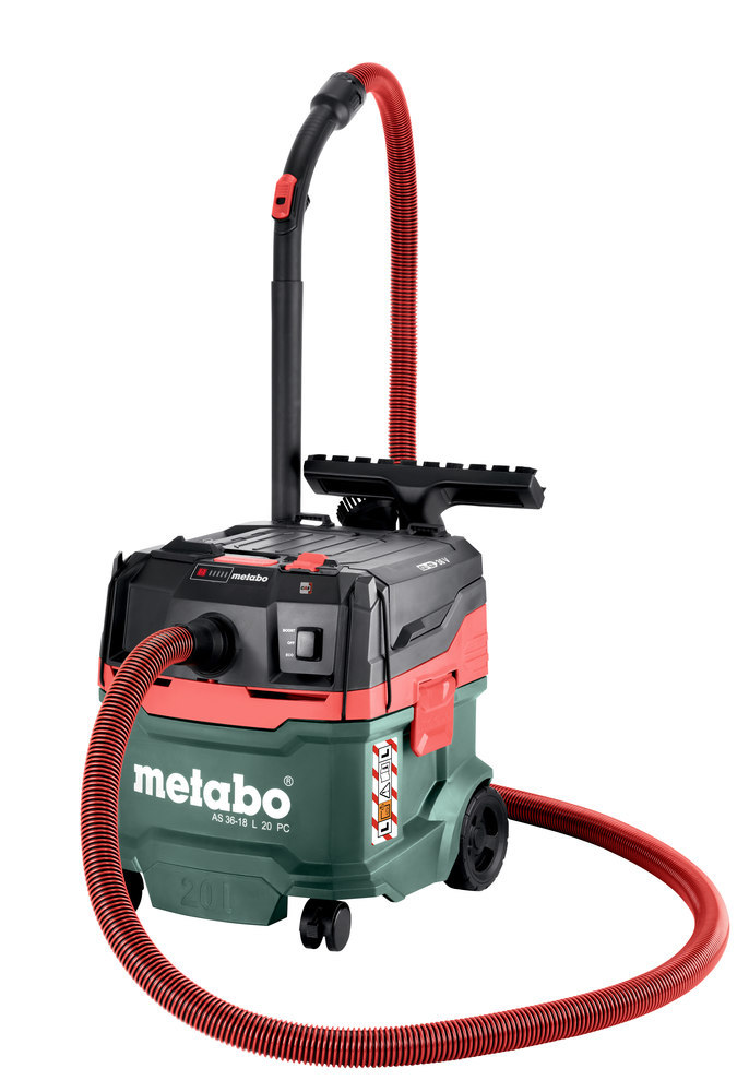 metabo Akku-Sauger AS 36-18 L 20 PC (602071850) mit manueller Filterabreinigung Produktbild img1 L