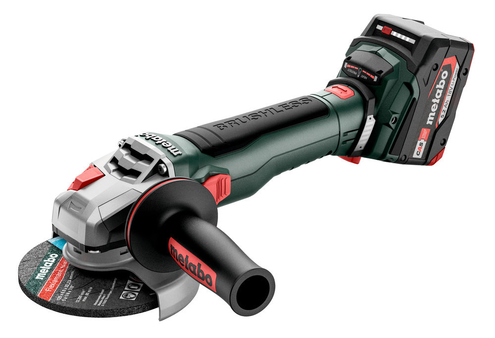 metabo Akku-Winkelschleifer WB18 LT BL11-125 Quick SE ohne Akku ohne Ladegerät Produktbild img7 L