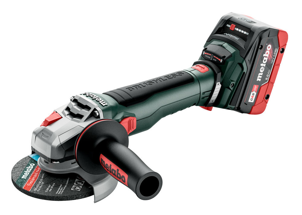 metabo Akku-Winkelschleifer WB18 LT BL11-125 Quick SE ohne Akku ohne Ladegerät Produktbild img3 L