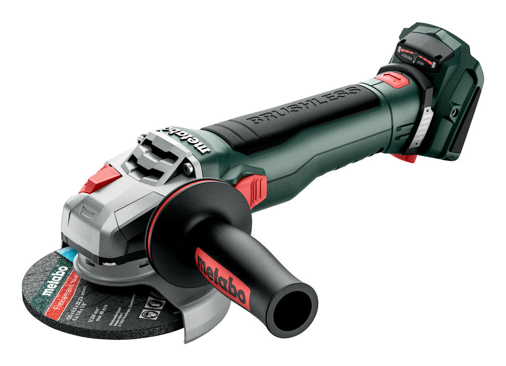 metabo Akku-Winkelschleifer WB18 LT BL11-125 Quick SE ohne Akku ohne Ladegerät Produktbild img1 L