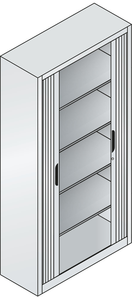 Omnispace Stahl-Rollladenschrank Produktbild img3 L