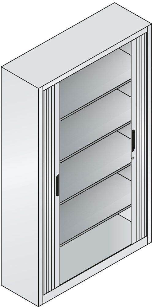 Omnispace Stahl-Rollladenschrank Produktbild img2 L