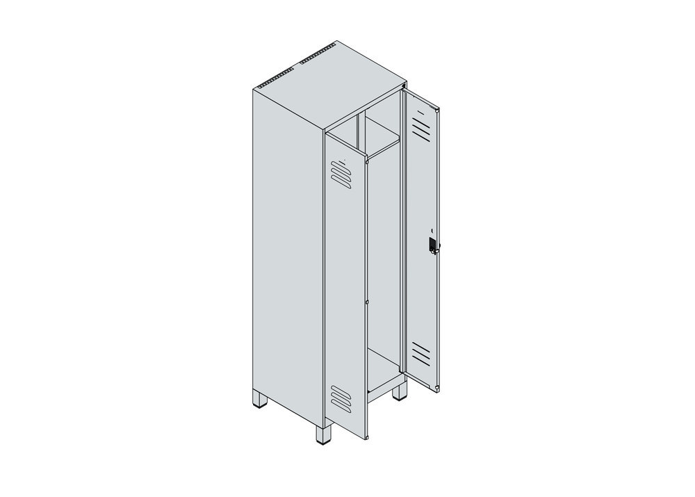 CP C+P Schwarz-Weiß-Spind Classic PLUS Produktbild img4 L