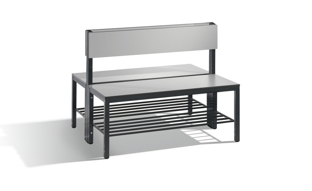 CP C+P Doppelseitige Sitzbank mit Rückenlehne, Basic Plus Produktbild img2 L