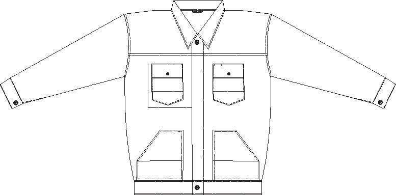 PLANAM Bundjacke BW 290 0106 Produktbild img33 L