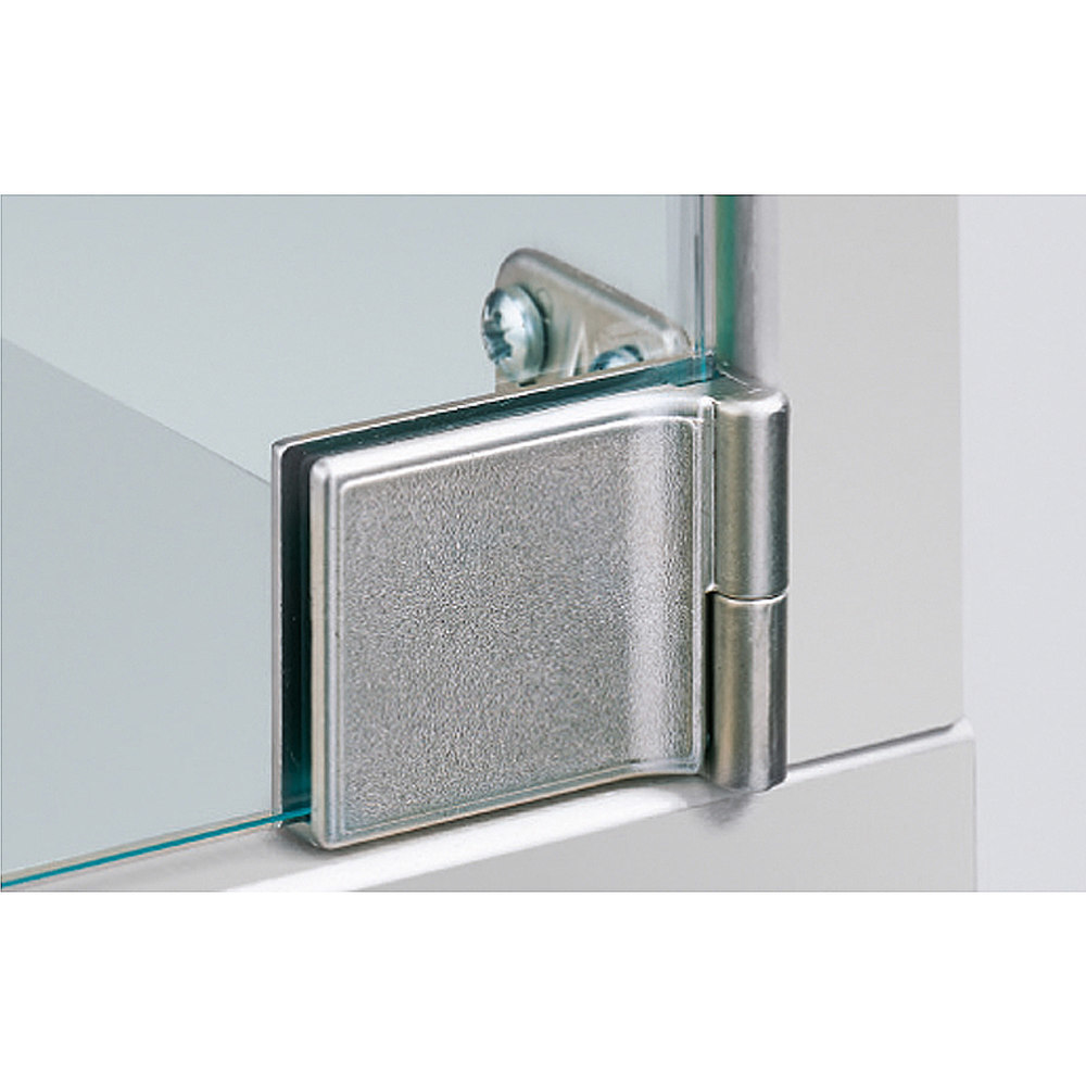 Hettich Möbel-Glastürscharnier, ET 5150, 24908, 170°, Zinkdruckguss matt vernickelt Produktbild img2 L