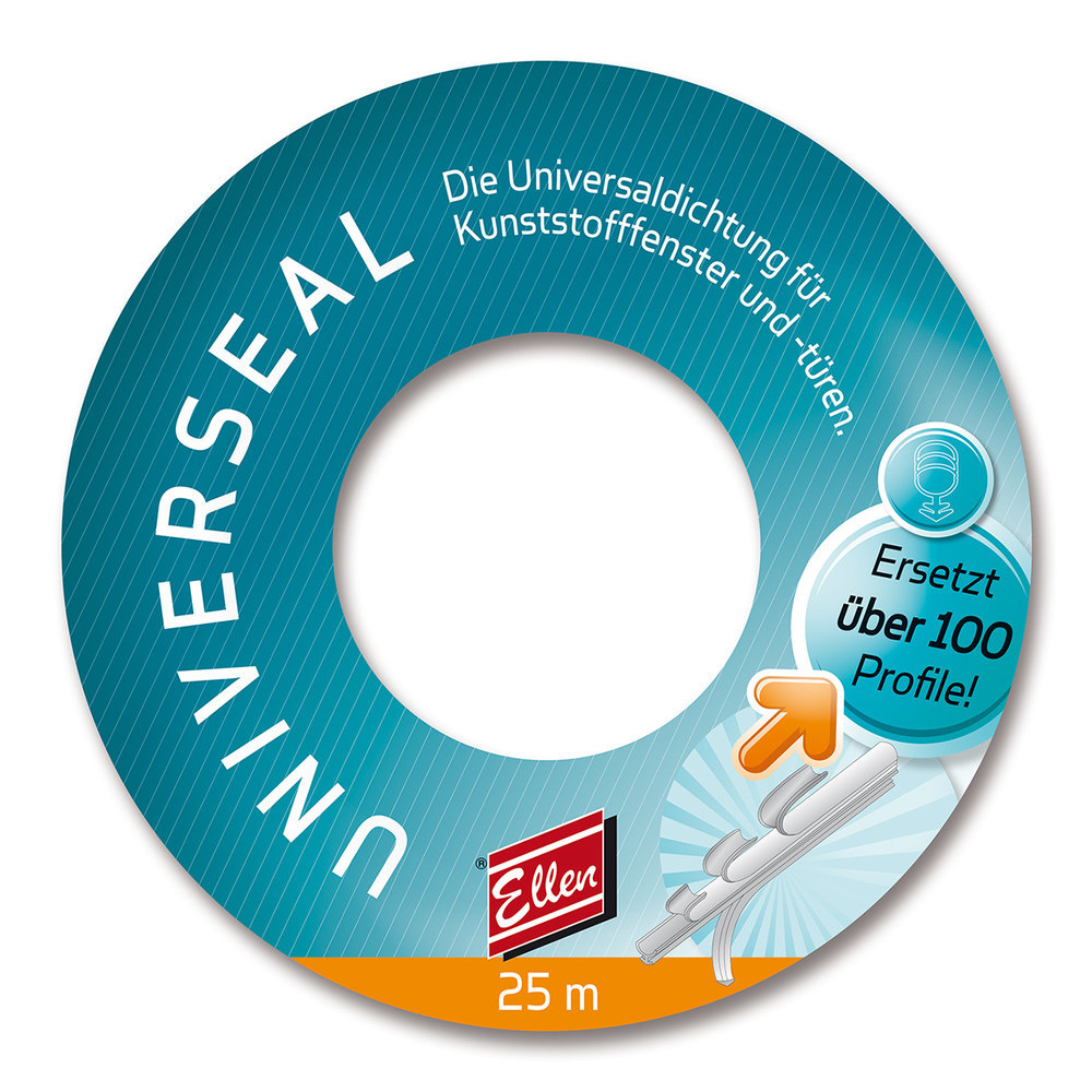 ELLEN Dichtprofil UNIVERSEAL,25m,EPDM,schwarz Produktbild img2 L