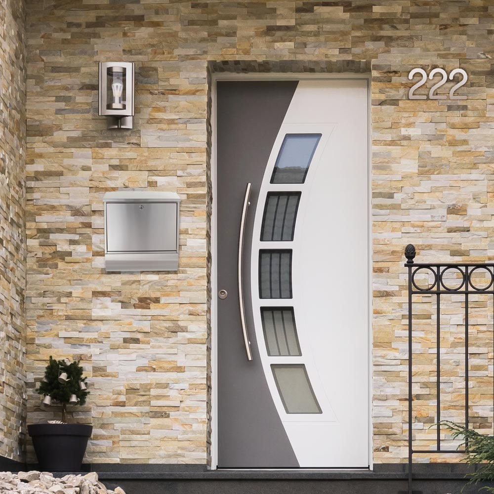 ROTTNER GA-Briefkasten, Villa,B 365mm, abschließbar, edelstahl matt Produktbild img6 L