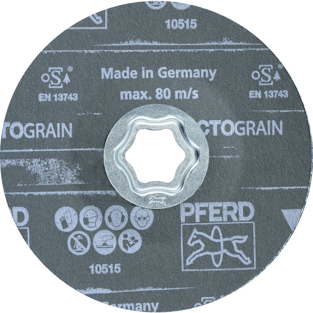 PFERD Fiberschleifscheibe CC-FS 125mm STEEL VICTOGRAIN K 80+ Produktbild img3 L