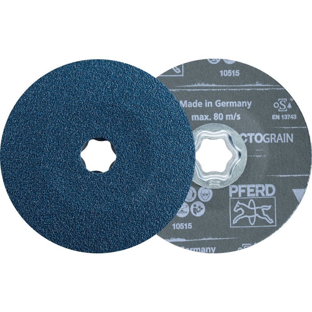 PFERD Fiberschleifscheibe CC-FS 125mm STEEL VICTOGRAIN K 80+ Produktbild img1 L