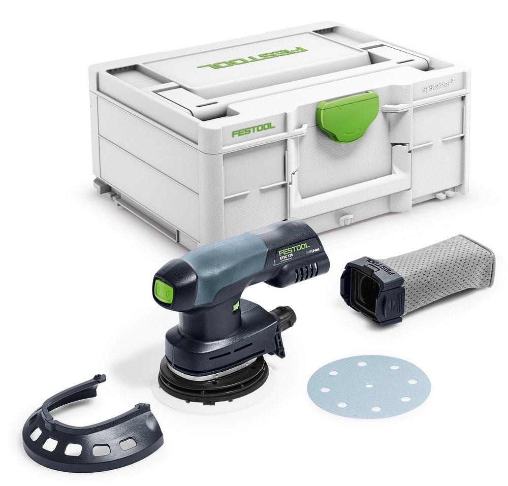 Festool Akku-Exzenterschleifer ETSC 125-Basic Produktbild img1 L