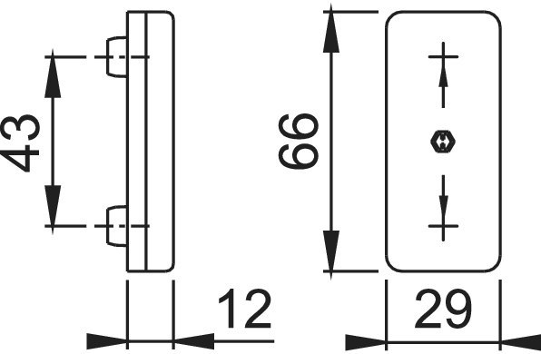 HOPPE® Verdeckrosette U34SV, Aluminium Produktbild img3 L
