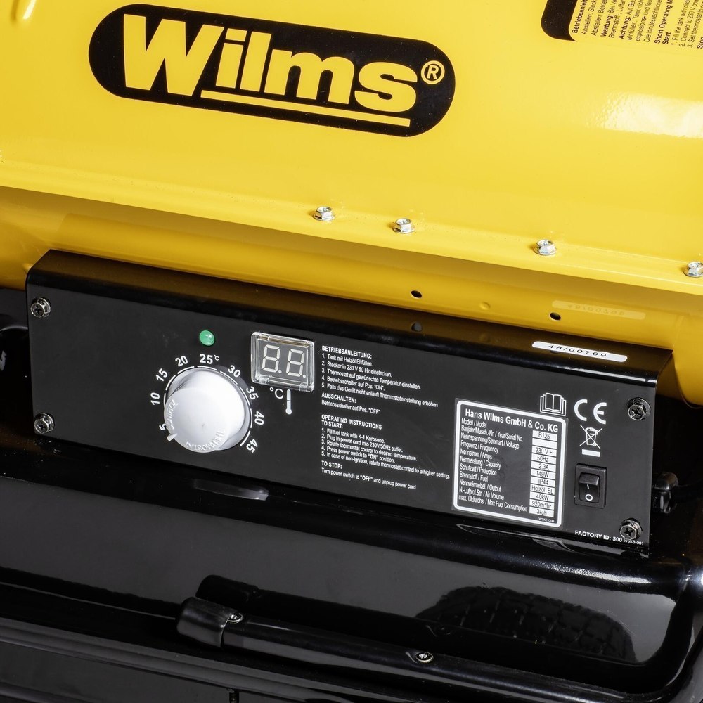 Wilms Mobiler Ölheizer mit Kaminanschluß Produktbild img3 L