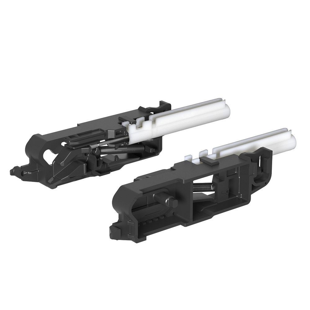Hettich Ausz.führ.-Selbsteinzugsgehäuse 9078712, schwarz Produktbild img1 L