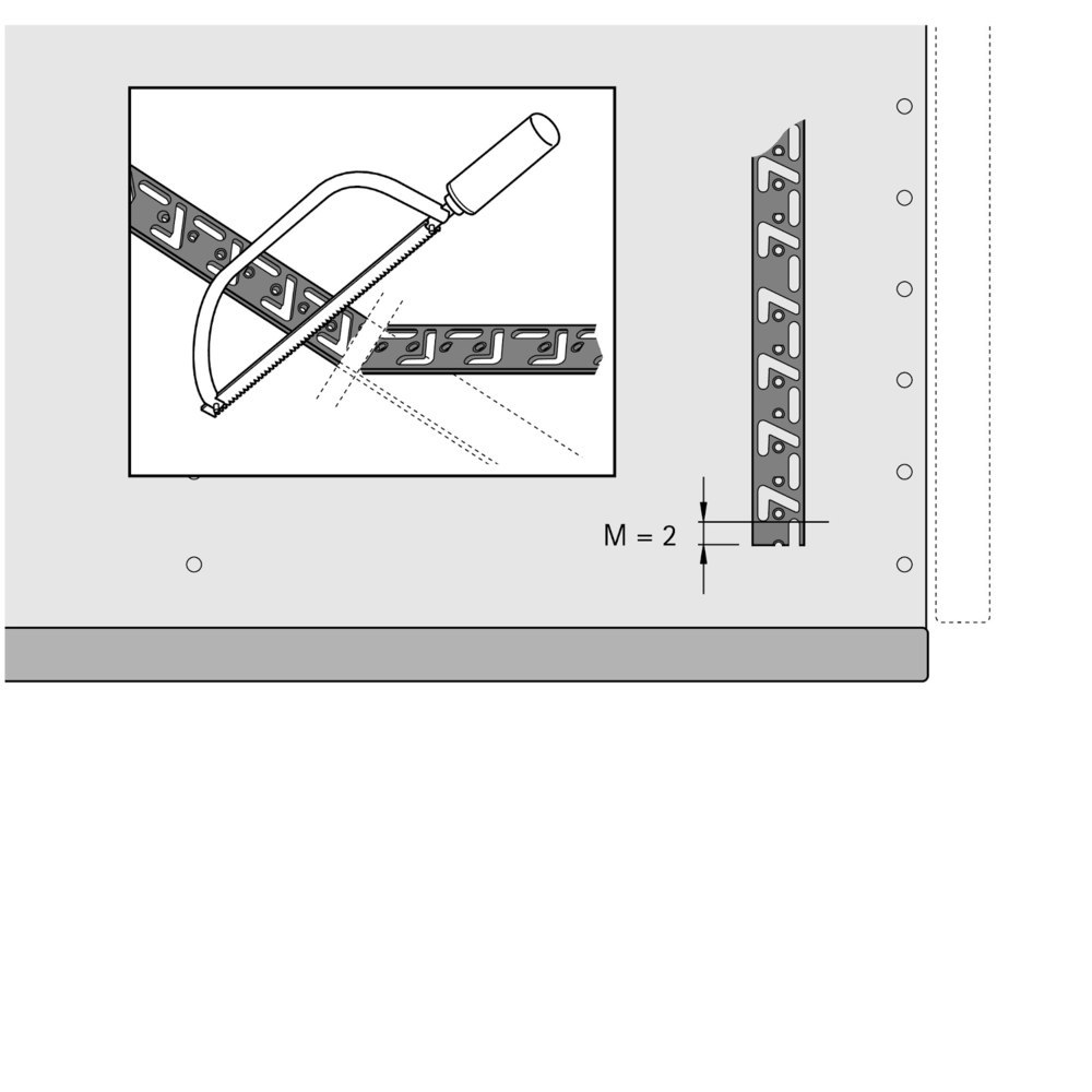 Hettich Büroschubl.-Verr.stg.set, Systema Top 2000 9080109,aufliegend,rechts, KF schwarz Produktbild img2 L