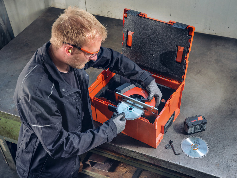 Fein Akku-Metallkreissäge solo AHKS 18-57 AS ohne Akku ohne Ladegerät L-Boxx Produktbild img6 L
