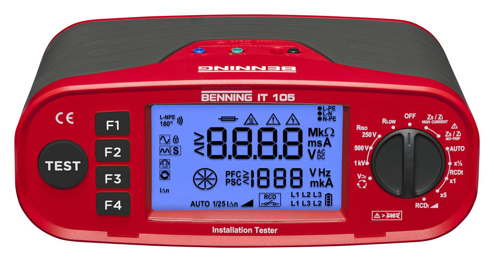 BENNING Installationsprüfgerät IT 105 Be nning Produktbild img1 L