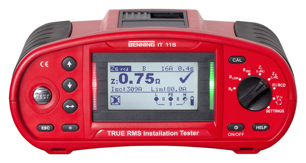 BENNING Installationsprüfgerät IT 115 Produktbild img2 L