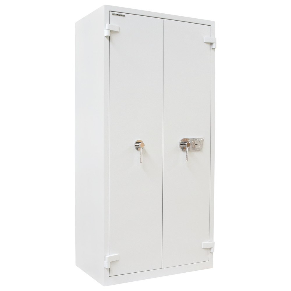 ROTTNER Stahlbüroschrank S2 Office 3 Fire Premium Doppelbartschloss lichtgrau Produktbild img1 L