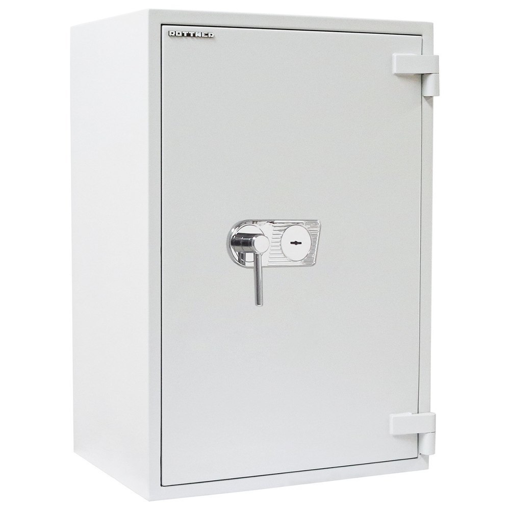 ROTTNER OB-Feuerschutztresor, Diamant Super, 100, Doppelbartschloss, Stahl lichtgrau Produktbild img1 L