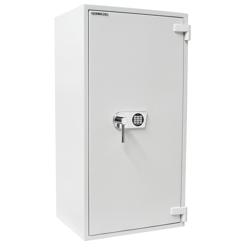ROTTNER OB-Feuerschutztresor, Diamant Super, 130, m.elektro.Zahlenschl., Stahl lichtgrau Produktbild img1 L