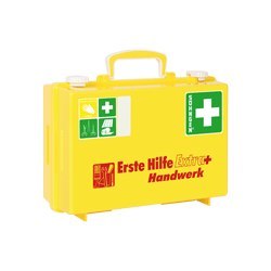 SÖHNGEN Erste-Hilfe-Koffer Extra+ Handwe rk, DIN 13157, gelb Produktbild img2 L