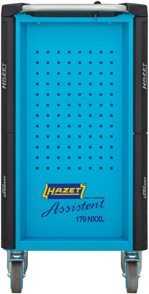 HAZET Werkstattwagen Assistent ∙ mit Sortiment 179NXXL-7/340 ∙ 1133 mm x 518 mm x 1020 mm ∙ Schubladen, flach: 5× 81 x 870 x 398 mm ∙ Schubladen, hoch Produktbild img3 L