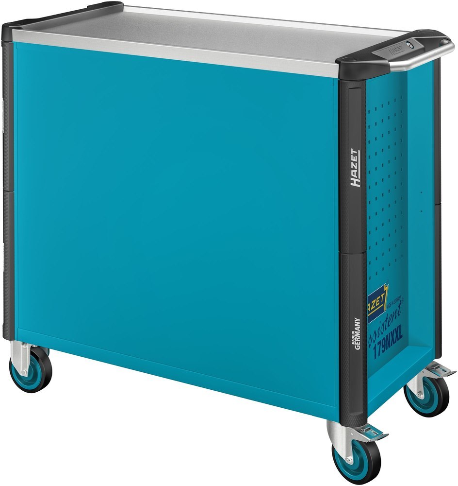 HAZET Werkstattwagen Assistent ∙ mit Sortiment 179NXXL-7/340 ∙ 1133 mm x 518 mm x 1020 mm ∙ Schubladen, flach: 5× 81 x 870 x 398 mm ∙ Schubladen, hoch Produktbild img7 L