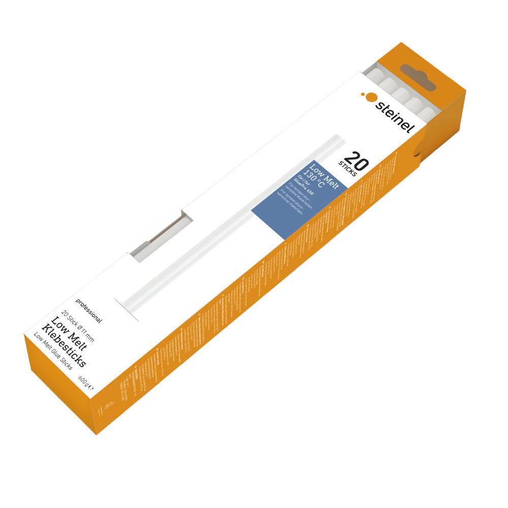 steinel Klebesticks Ø 11 mm Low Melt VE à 20 Stück f. GluePRO 300/400 LCD Produktbild img1 L