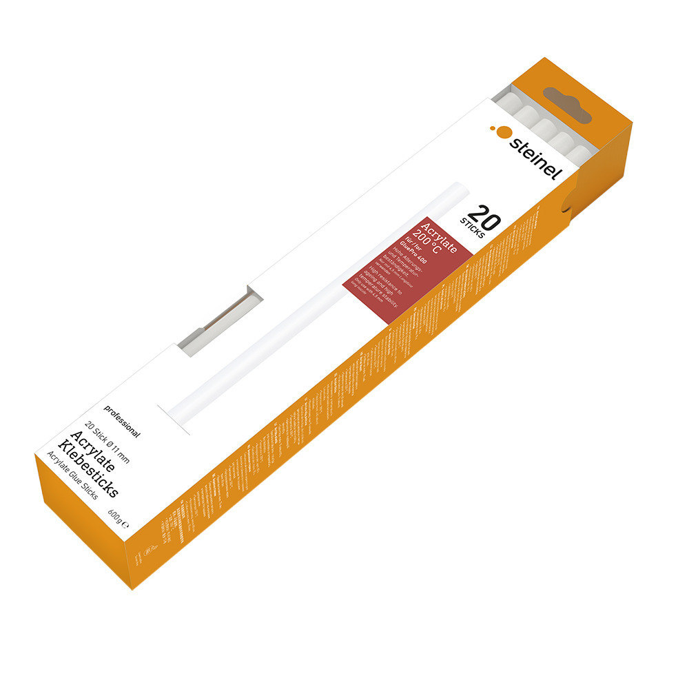 steinel Klebesticks Ø 11 mm Acrylate VE à 20 Stück f. GluePRO 300/400 LCD Produktbild img1 L