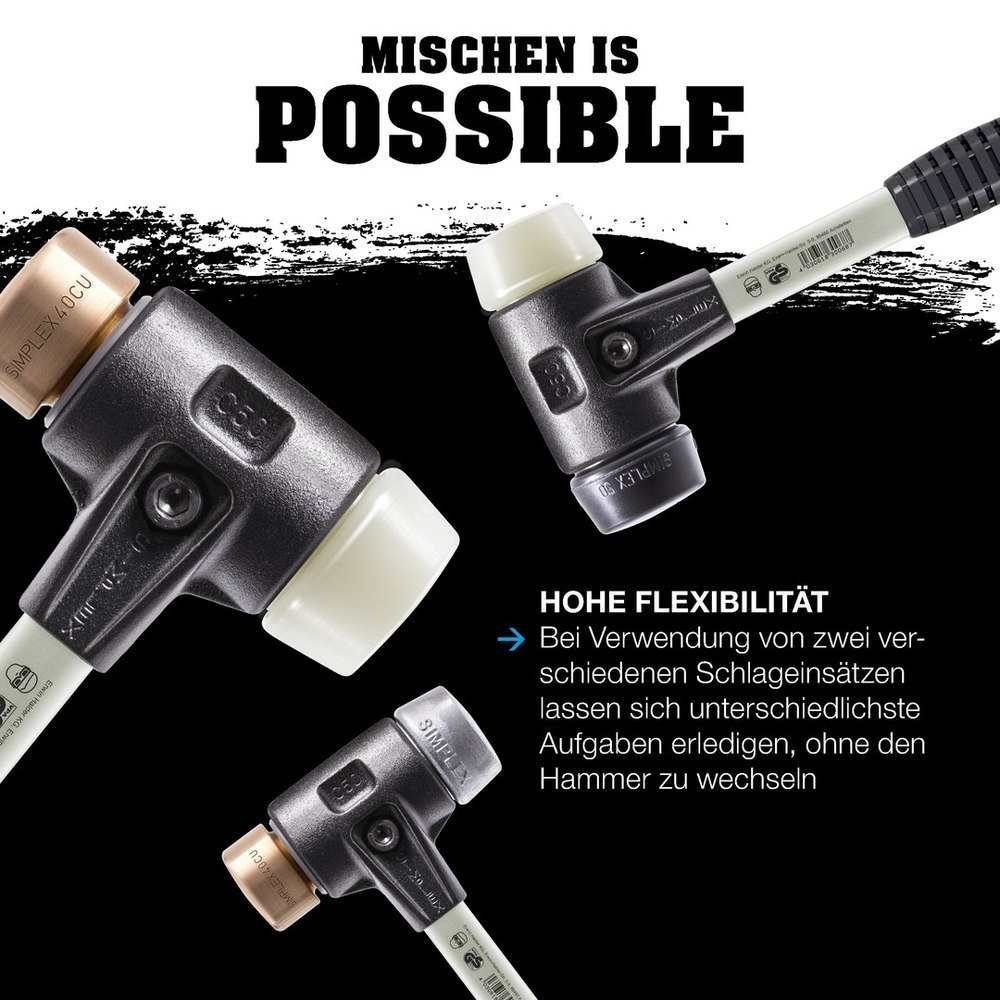 Halder SIMPLEX-Schonhammer, Kupfer Produktbild img2 L