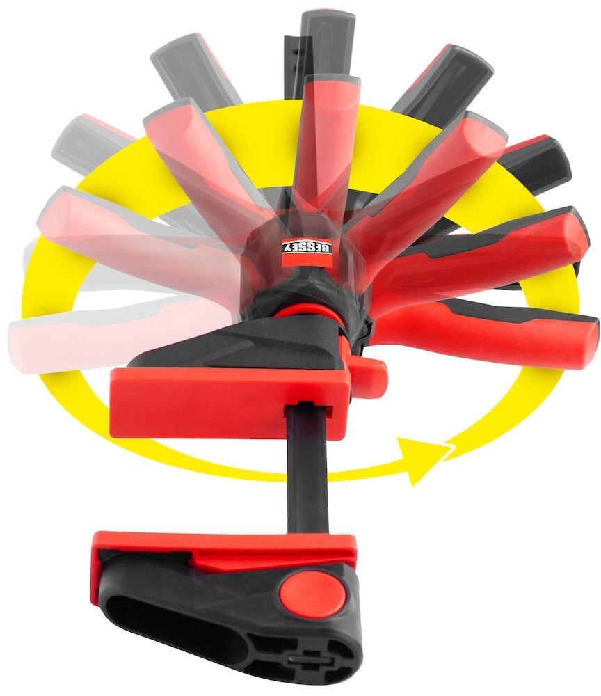 BESSEY Einhandzwinge mit drehbarem Griff EZ360 Produktbild img2 L