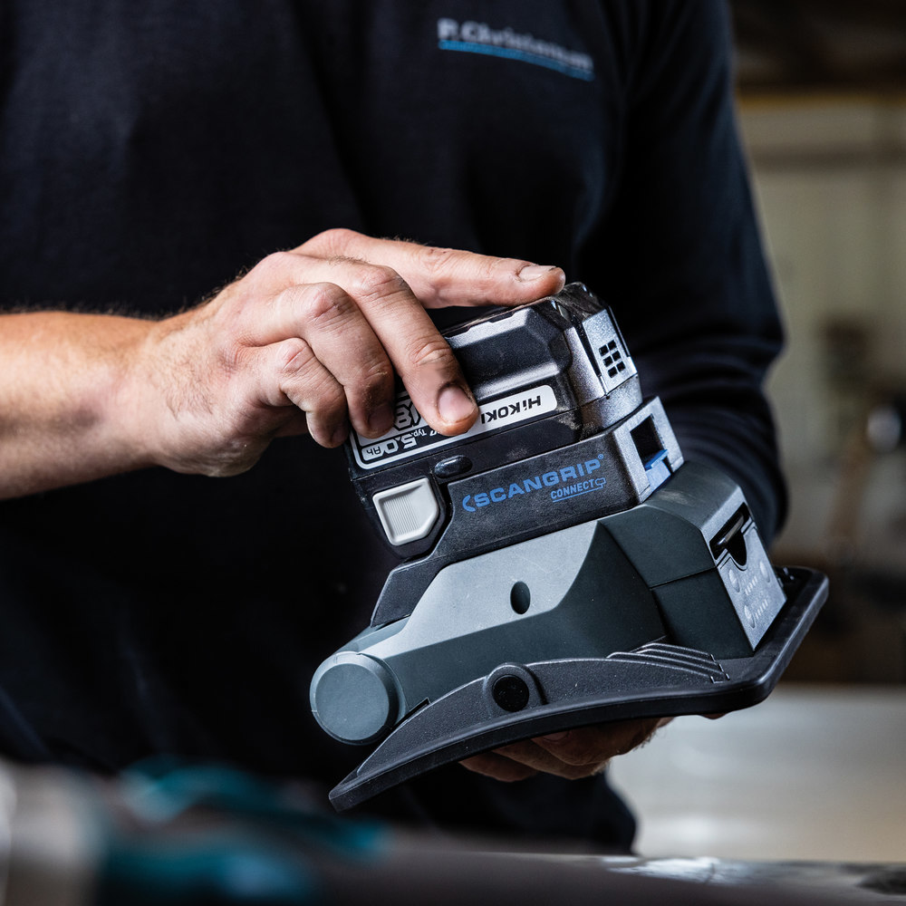 SCANGRIP Akku-Arbeitsleuchte NOVA 2 CONN ECT 200-2000Lumen ohne Akku Produktbild img2 L