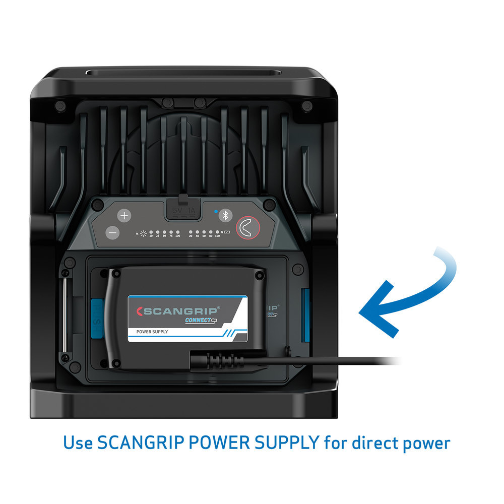 SCANGRIP Akku-Arbeitsleuchte NOVA 4 CONN ECT 400-4000Lumen ohne Akku Produktbild img10 L