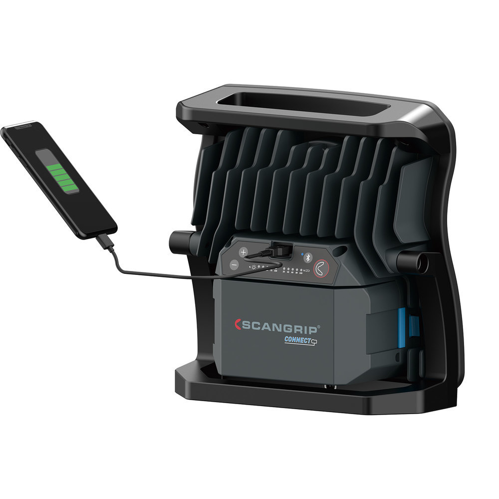 SCANGRIP Akku-Arbeitsleuchte NOVA 10 CON NECT 1000-10000Lumen ohne Akku Produktbild img14 L