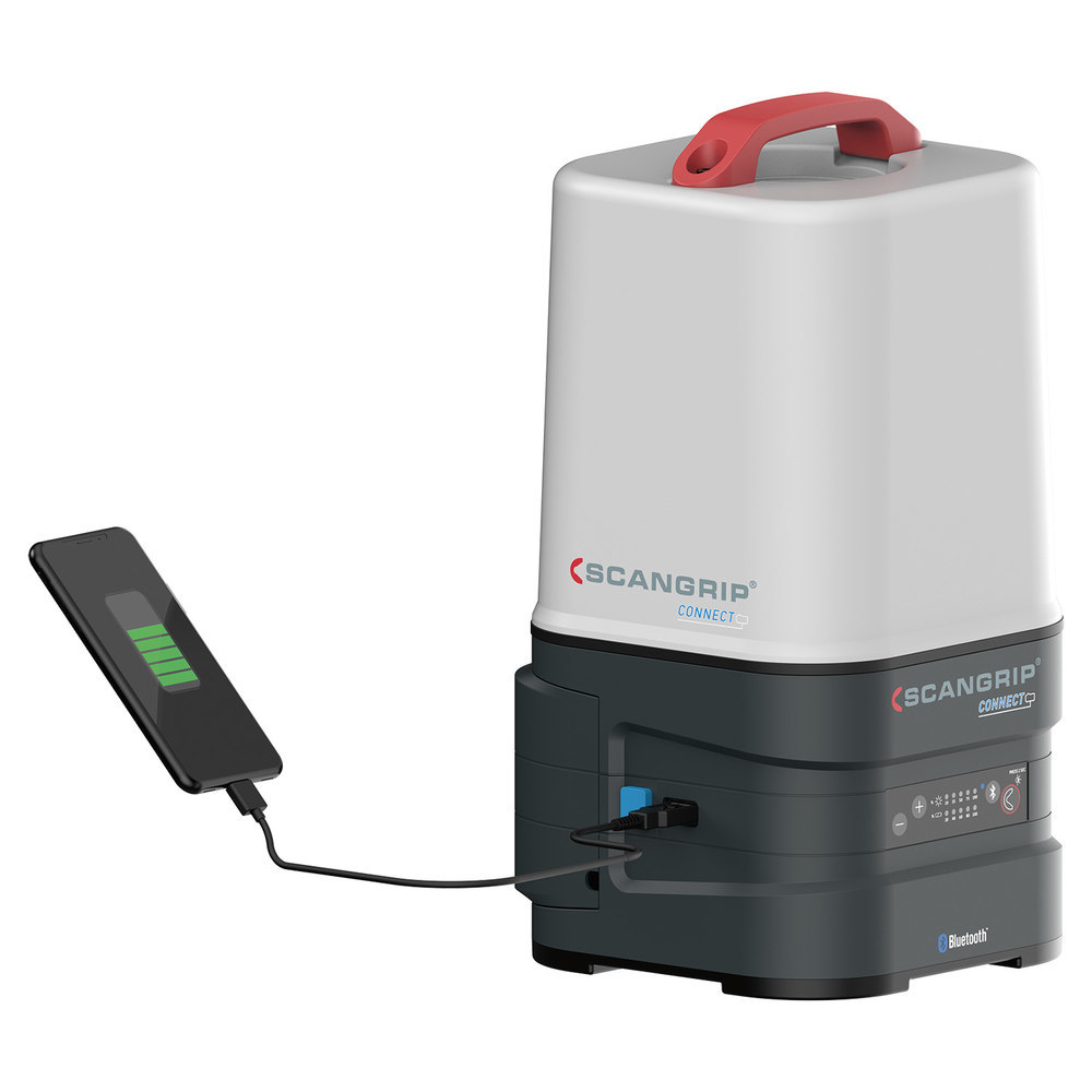 SCANGRIP Akku-Arbeitsleuchte AREA 10 CON NECT 1000-10000Lumen ohne Akku Produktbild img14 L