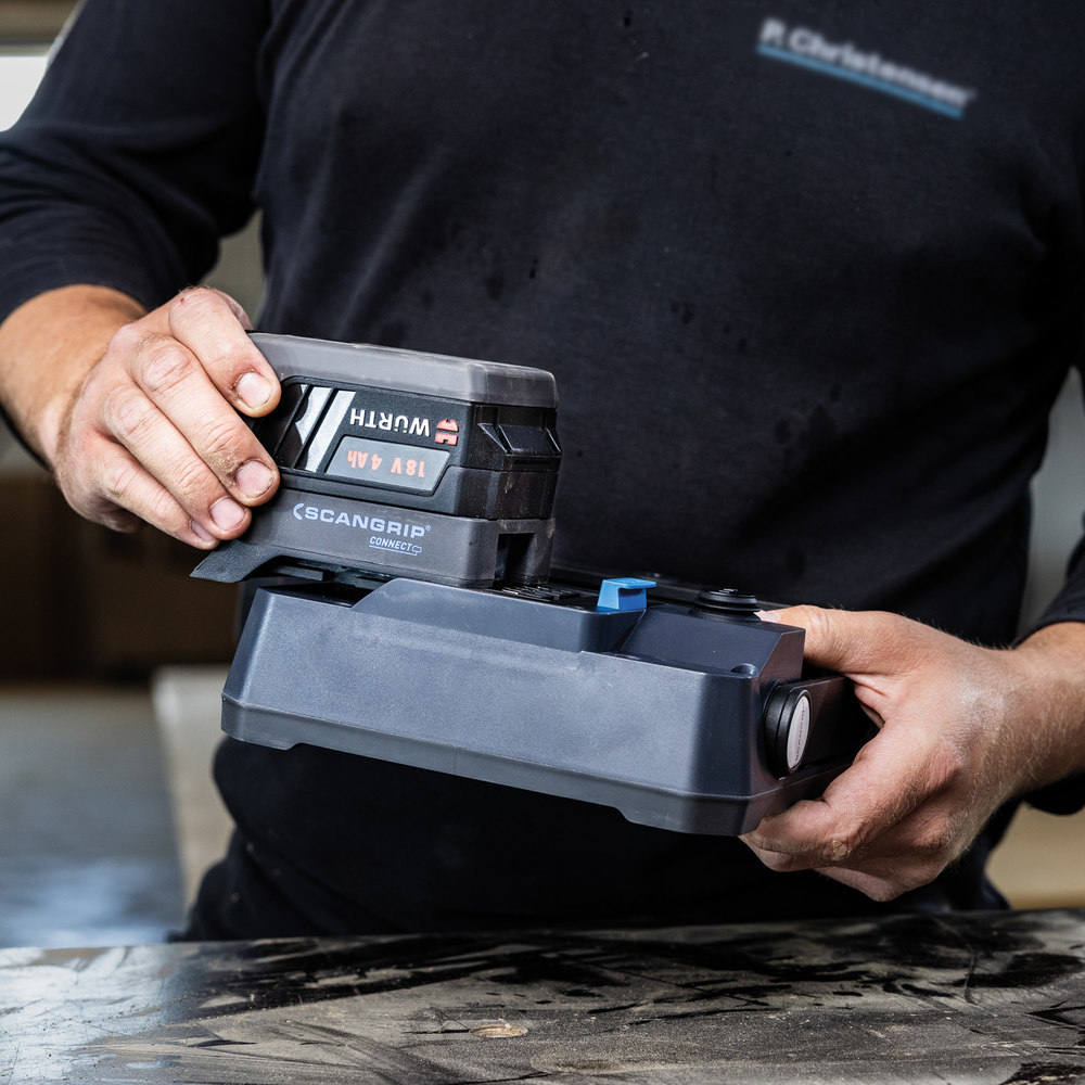 SCANGRIP Akku-Baustrahler VEGA 2 CONNECT 1000-2000Lumen ohne Akku Produktbild img12 L