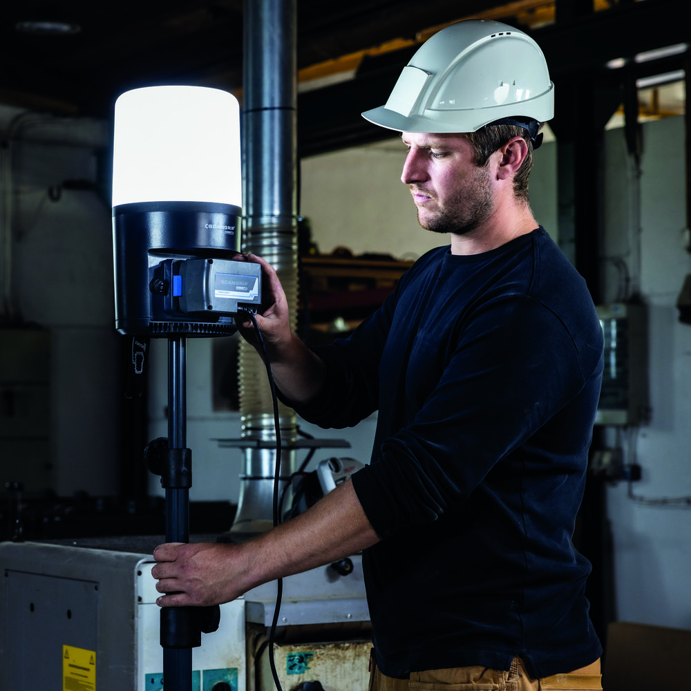 SCANGRIP Akku-Arbeitsleuchte AREA 6 CONN ECT 3000-6000Lumen ohne Akku Produktbild img10 L