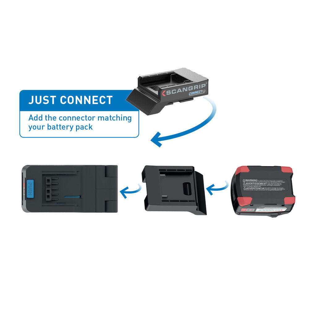 SCANGRIP Akku-Arbeitsleuchte BASIC CONNE CT 1000Lumen ohne Akku Produktbild img13 L