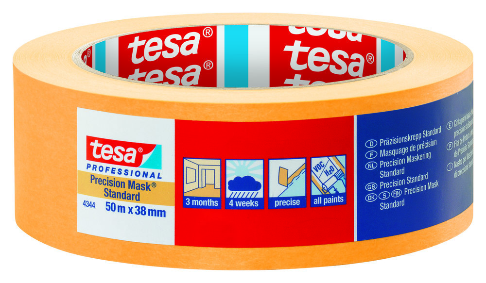 TESA, Präzisionskrepp, 04344, Papier, orange Produktbild img1 L