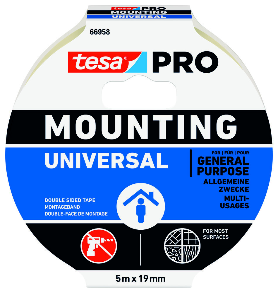 tesa Mounting PRO Universal, 5m:19mm Produktbild img1 L