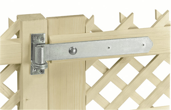 GAH ALBERTS Ladenband, gerade, Abschluss abgerundet, für Dorn 13 mm, Stahl galvanisch verzinkt Produktbild img2 L