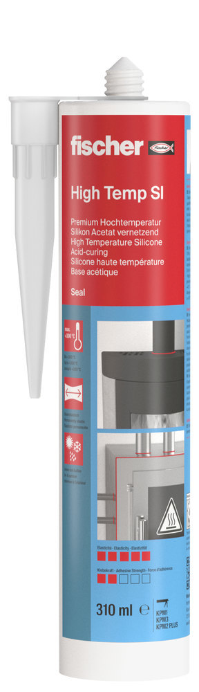 fischer Hochtemperatursilikon DHS RB rotbraun,310 ml Produktbild img1 L