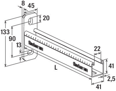 fischer Auslegerkonsole FCA fvz Produktbild img4 L